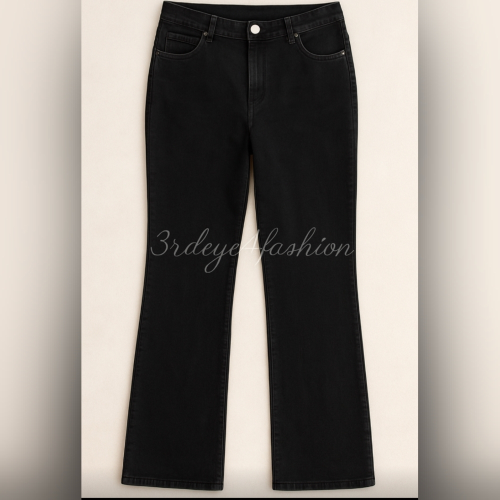 🖤 Riders by Lee Mid Rise Bootcut Black Jeans PLUS SIZE 22 W